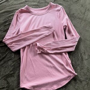 Pink Long Sleeve Women's Top